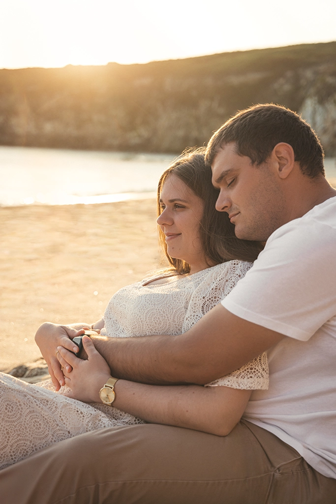 Portrait Couple Instants Photographie
