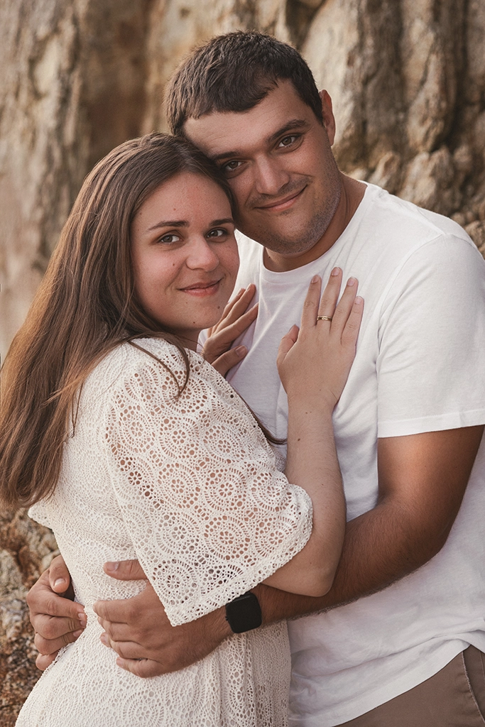 Portrait Couple Instants Photographie