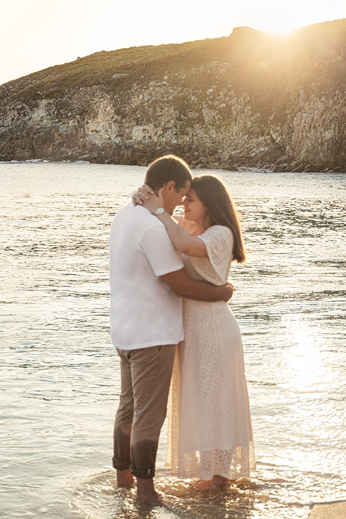 Portrait Couple Instants Photographie